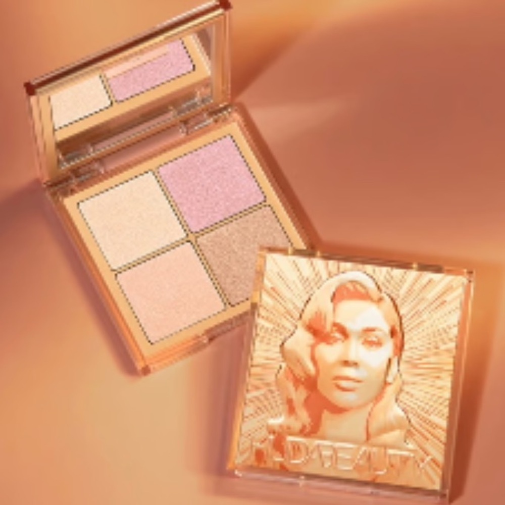 NIB HUDA BEAUTY Glow Obsessions Highlighter Palette in Light Glow